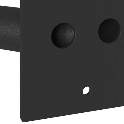 Flag Pole Holde Black 11.5 x 7.5 x 0.2 cm Steel