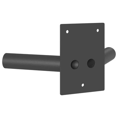 Flag Pole Holde Black 11.5 x 7.5 x 0.2 cm Steel