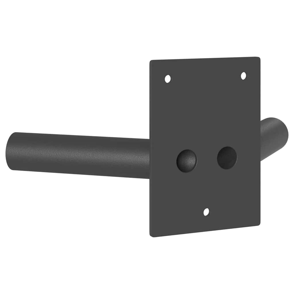 Flag Pole Holde Black 11.5 x 7.5 x 0.2 cm Steel