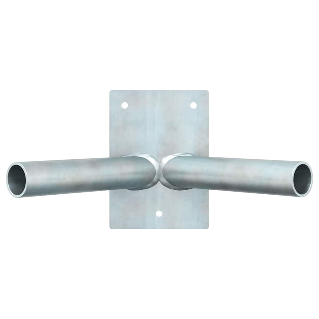 Flag Pole Holde Silver 11.5 x 7.5 x 0.2 cm Steel
