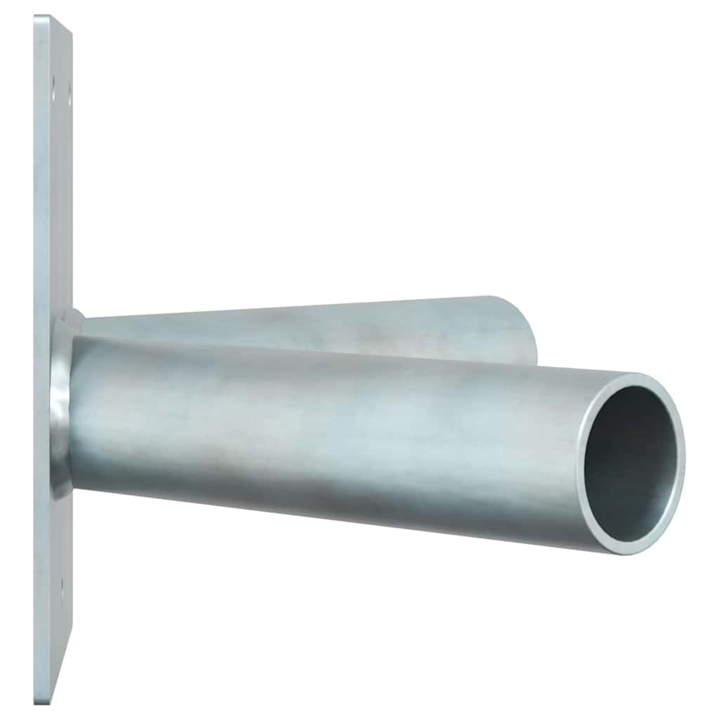 Flag Pole Holde Silver 11.5 x 7.5 x 0.2 cm Steel