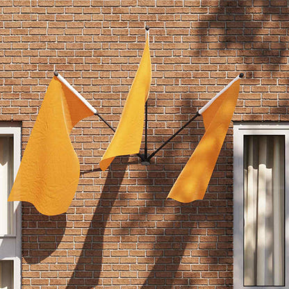 Flag Pole Holde Black 10.5 x 7.5 x 0.2 cm Steel