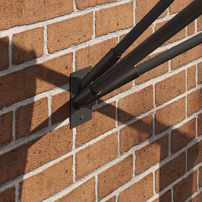 Flag Pole Holde Black 10.5 x 7.5 x 0.2 cm Steel