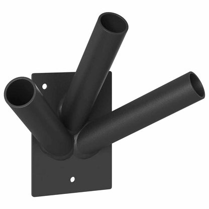 Flag Pole Holde Black 10.5 x 7.5 x 0.2 cm Steel