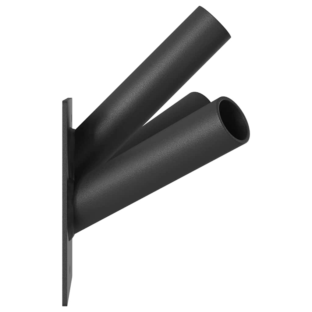 Flag Pole Holde Black 10.5 x 7.5 x 0.2 cm Steel