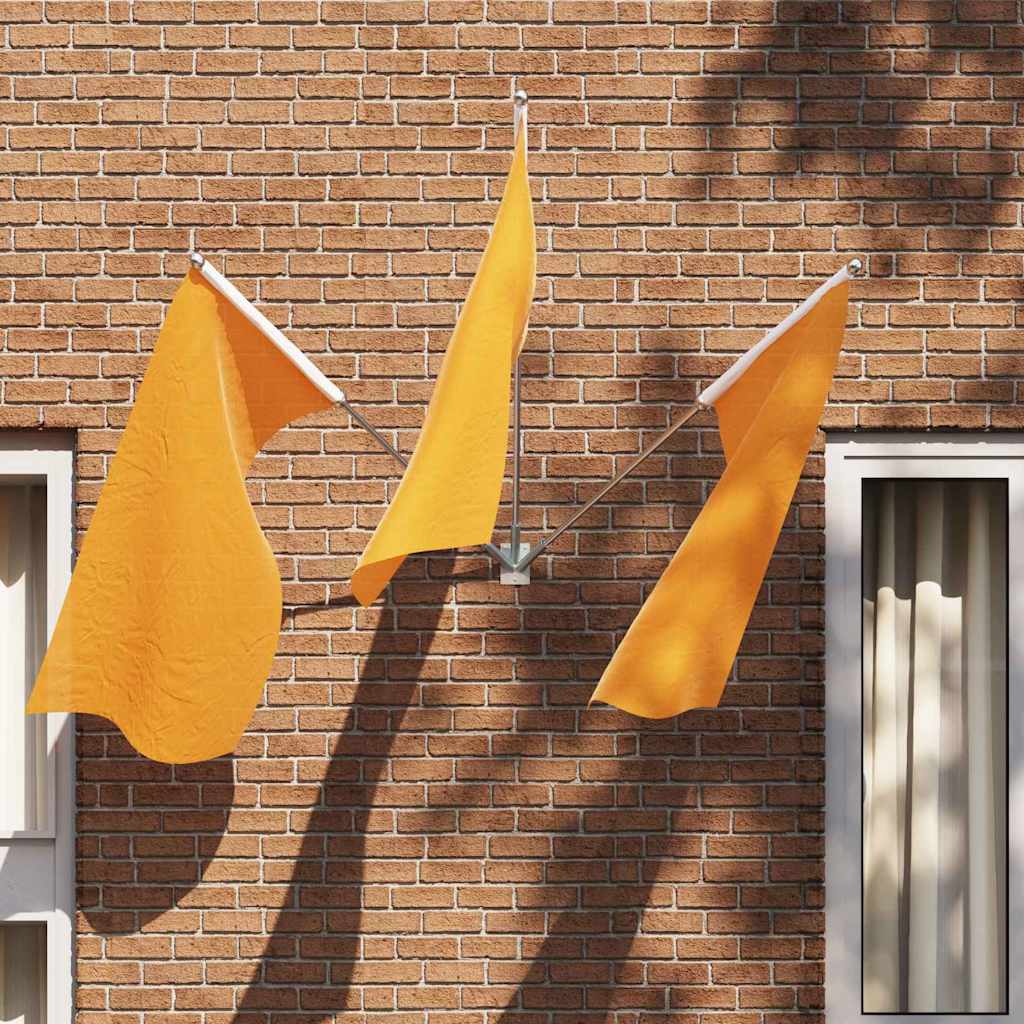 Flag Pole Holde Silver 10.5 x 7.5 x 0.2 cm Steel