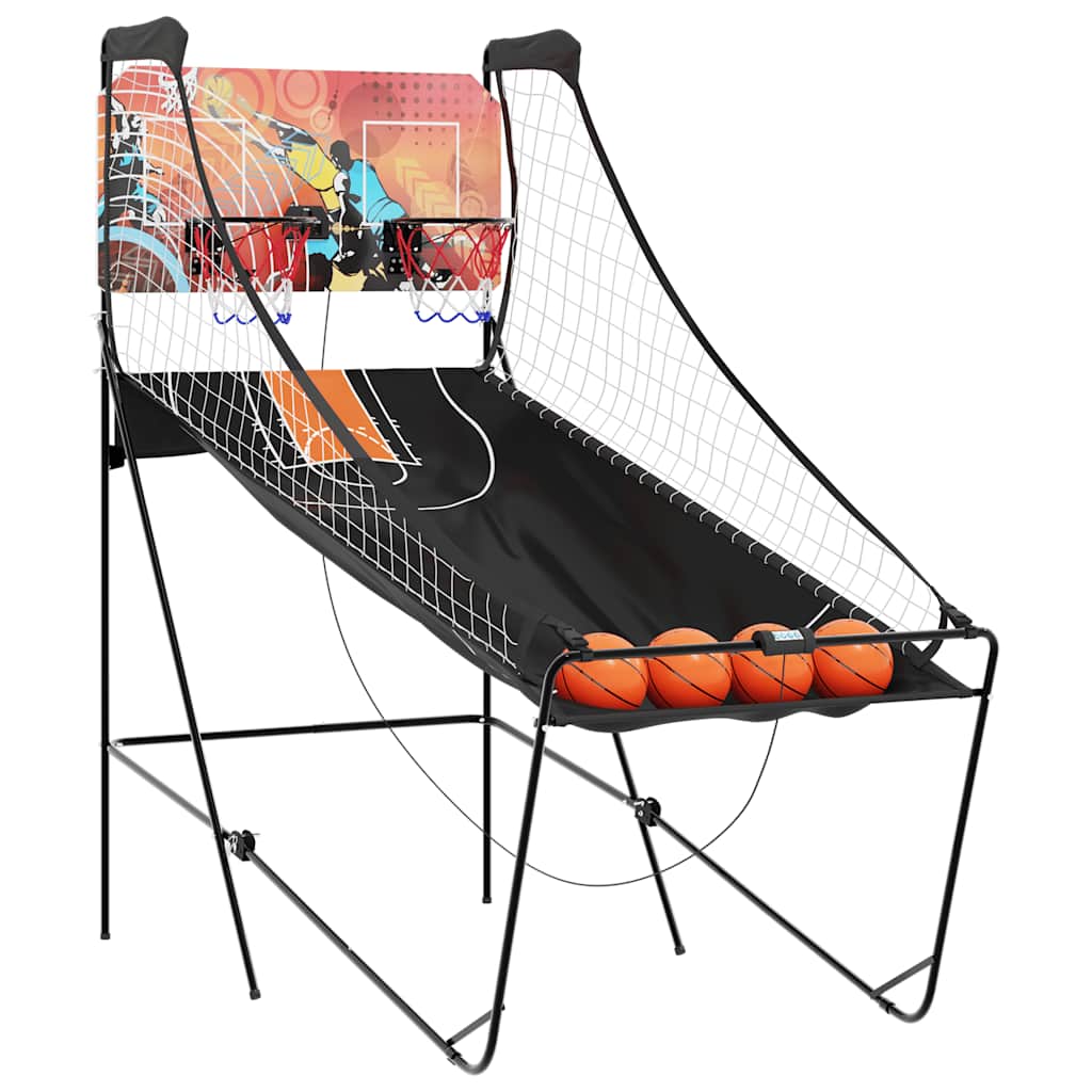 Basketball Arcade Machine with 4 Balls for 2 Players