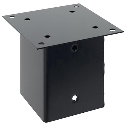 Post Bases Square 4 pcs Anthracite 101x101 mm Powder-coated Steel