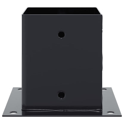Post Bases Square 12 pcs Anthracite 101x101 mm Powder-coated Steel