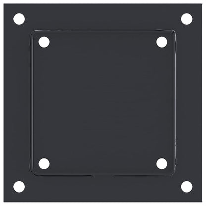 Post Bases Square 4 pcs Anthracite 141x141 mm Powder-coated Steel