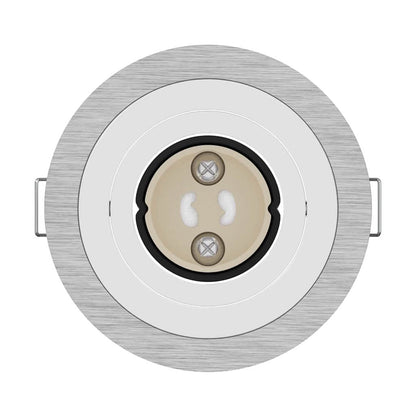 Spotlight 24 pcs Silver 9 x 9 x 2 cm Aluminium