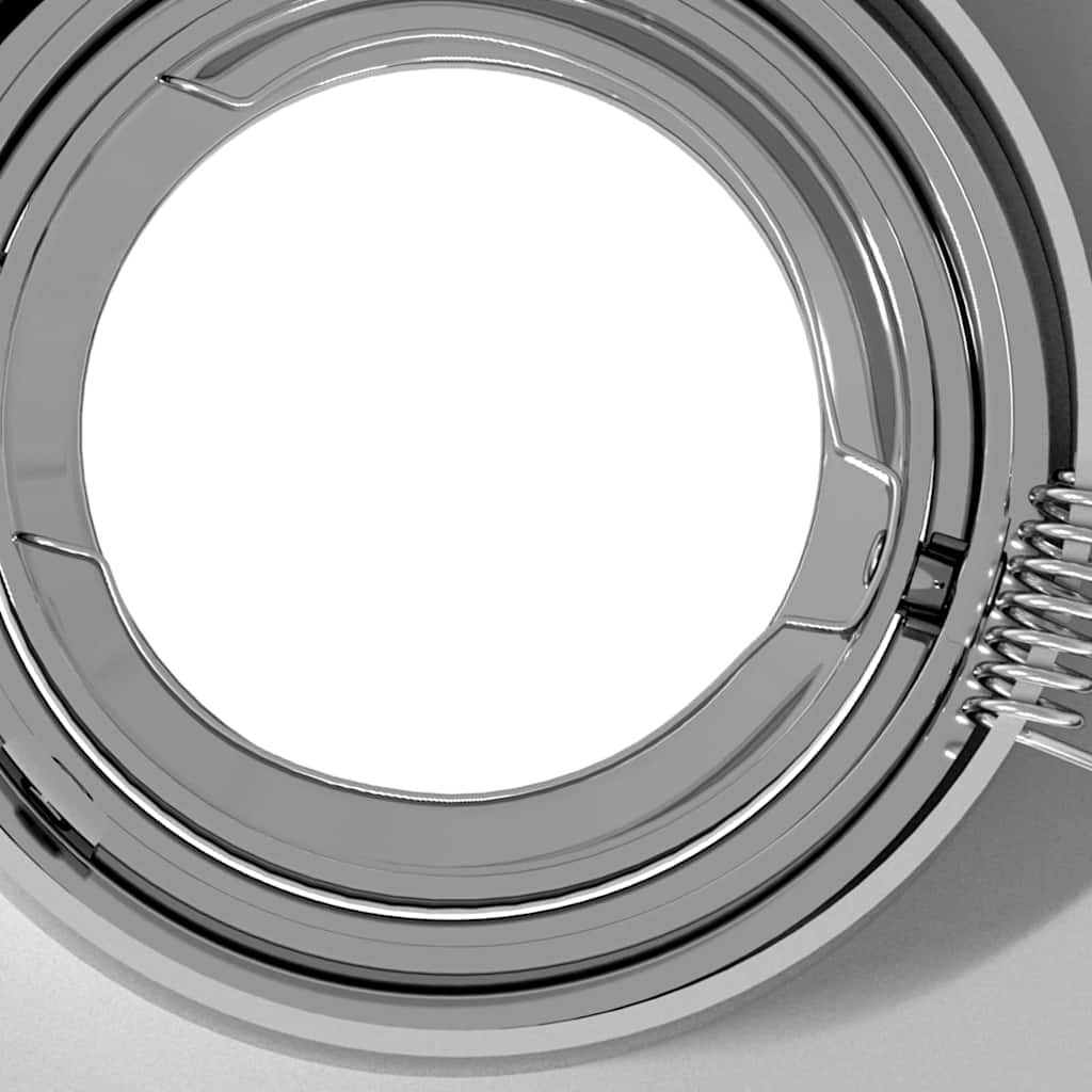 Spotlight 6 pcs Silver 9 x 9 x 2 cm Aluminium
