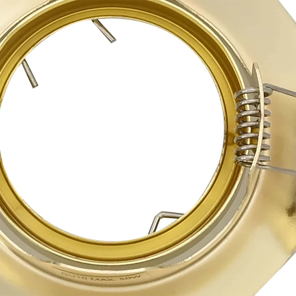 Spotlight 6 pcs Gold 9 x 9 x 2.5 cm Metal