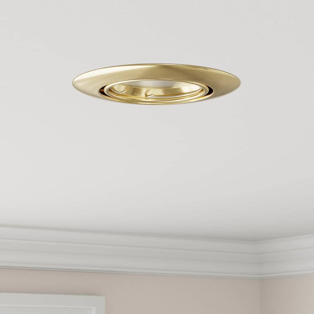 Spotlight 6 pcs Gold 9 x 9 x 2.5 cm Metal