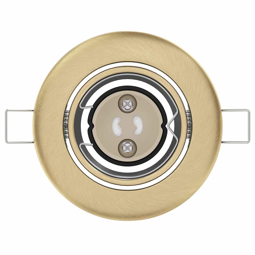 Spotlight 6 pcs Brass 9 x 9 x 2.5 cm Metal