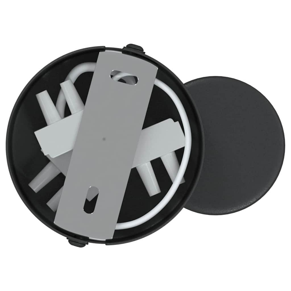 Ceiling Spotlight with Spotlights Black 6.5 x 6 x 11.5 cm Metal