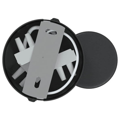 Ceiling Spotlight with Spotlights Black 6.5 x 6 x 11.5 cm Metal
