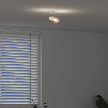 Ceiling Spotlight with Spotlights White 6.5 x 6 x 11.5 cm Metal