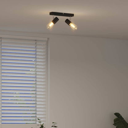 Ceiling Spotlight Black 26 x 6.5 x 11.5 cm Metal