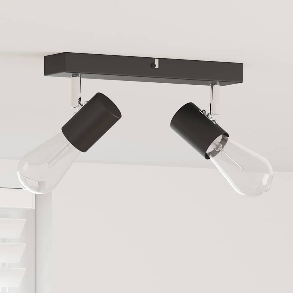 Ceiling Spotlight Black 26 x 6.5 x 11.5 cm Metal