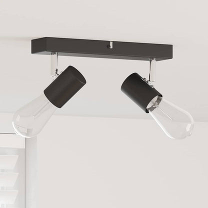 Ceiling Spotlight Black 26 x 6.5 x 11.5 cm Metal
