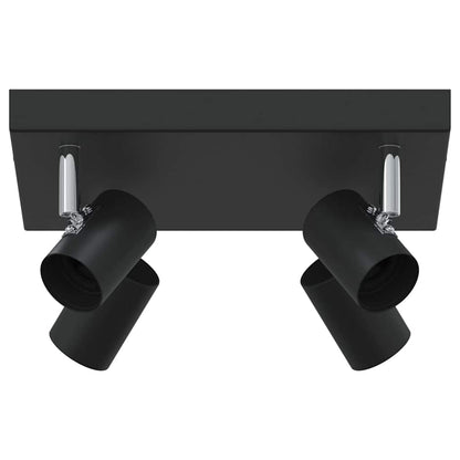 Ceiling Spotlight Black 26.5 x 26 x 11.5 cm Metal