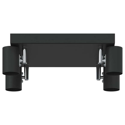 Ceiling Spotlight Black 26.5 x 26 x 11.5 cm Metal