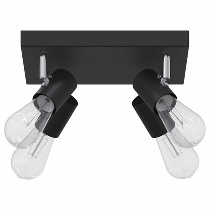 Ceiling Spotlight Black 26.5 x 26 x 11.5 cm Metal