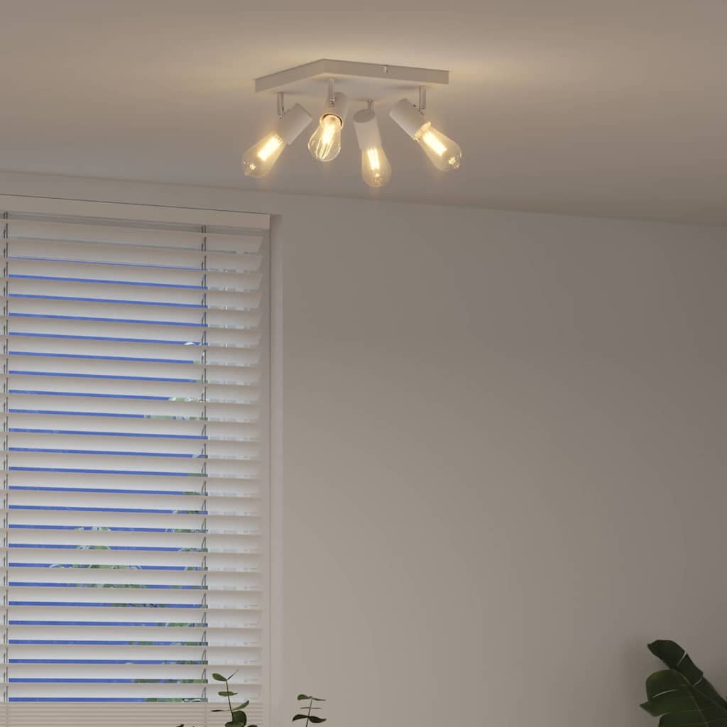 Ceiling Spotlight White 26.5 x 26 x 11.5 cm Metal