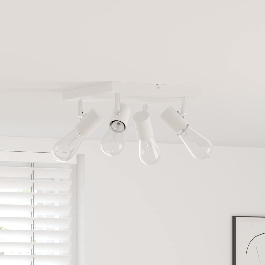 Ceiling Spotlight White 26.5 x 26 x 11.5 cm Metal
