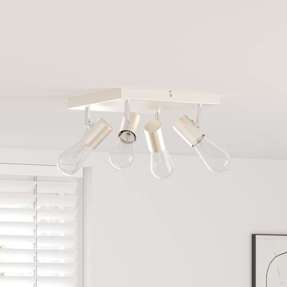 Ceiling Spotlight Nickel 26.5 x 26 x 11.5 cm Metal