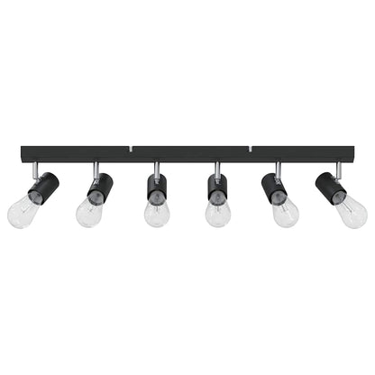 Ceiling Spotlight Black 73 x 6.5 x 11.5 cm Metal