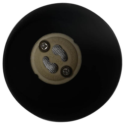 Ceiling Spotlight with Spotlights Black 6 x 6 x 16 cm Metal