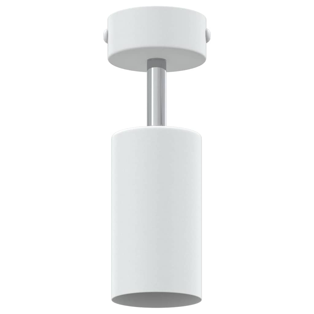 Ceiling Spotlight with Spotlights White 6 x 6 x 16 cm Metal