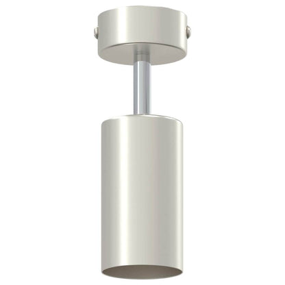 Ceiling Spotlight with Spotlights Nickel 6 x 6 x 16 cm Metal