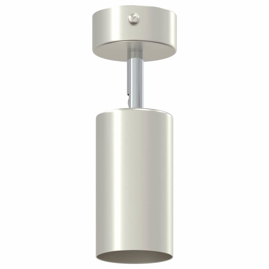 Ceiling Spotlight with Spotlights Nickel 6 x 6 x 16 cm Metal