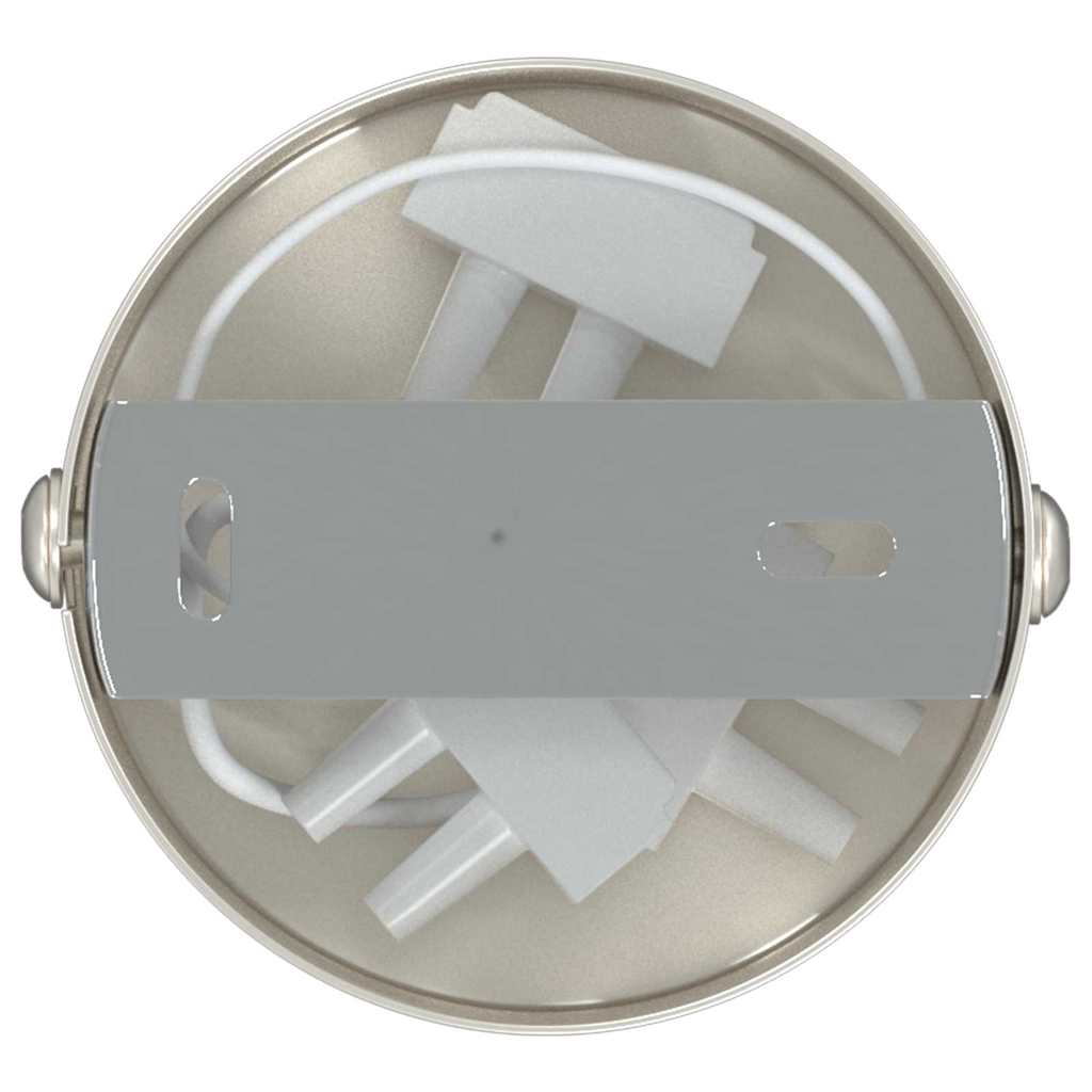 Ceiling Spotlight with Spotlights Nickel 6 x 6 x 16 cm Metal