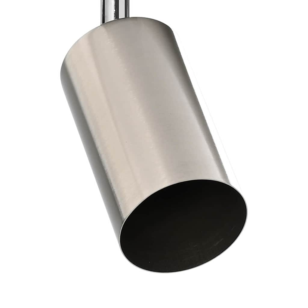 Ceiling Spotlight with Spotlights Nickel 26 x 6 x 16 cm Metal