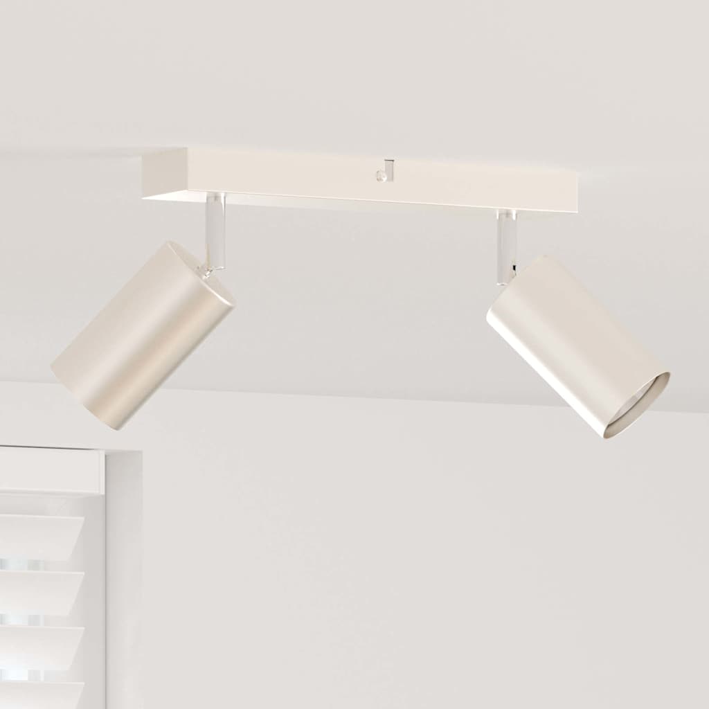Ceiling Spotlight with Spotlights Nickel 26 x 6 x 16 cm Metal