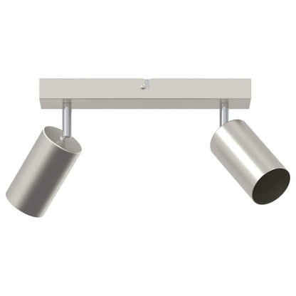 Ceiling Spotlight with Spotlights Nickel 26 x 6 x 16 cm Metal
