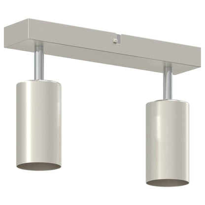Ceiling Spotlight with Spotlights Nickel 26 x 6 x 16 cm Metal