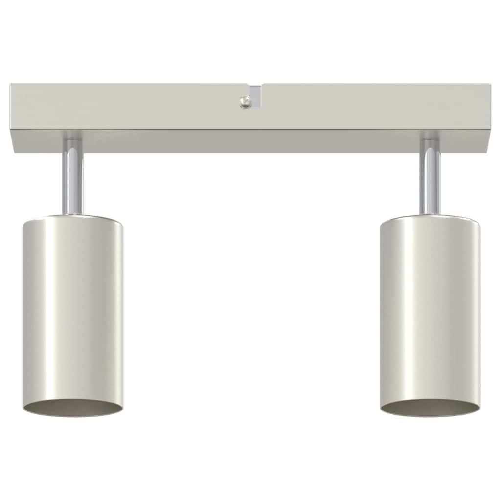 Ceiling Spotlight with Spotlights Nickel 26 x 6 x 16 cm Metal