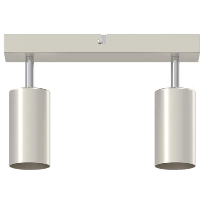 Ceiling Spotlight with Spotlights Nickel 26 x 6 x 16 cm Metal