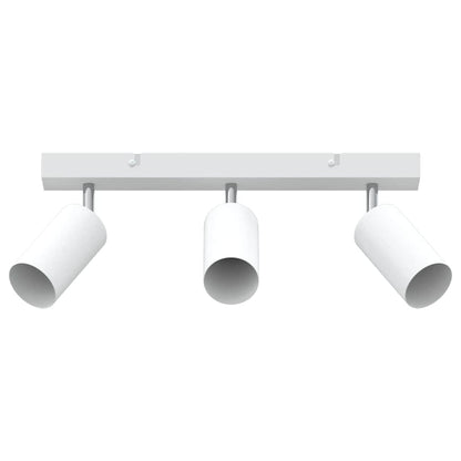 Ceiling Spotlight with Spotlights White 38 x 6 x 16 cm Metal