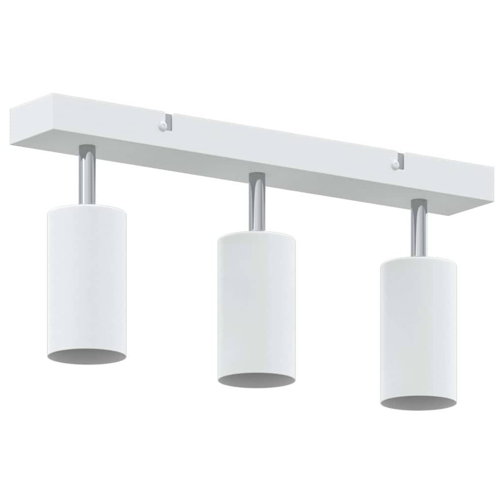 Ceiling Spotlight with Spotlights White 38 x 6 x 16 cm Metal