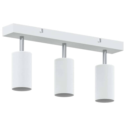 Ceiling Spotlight with Spotlights White 38 x 6 x 16 cm Metal