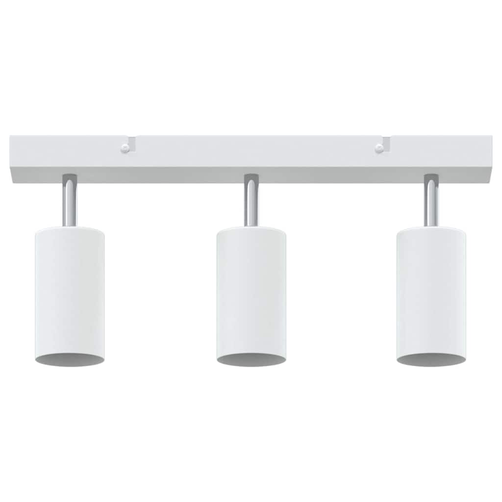 Ceiling Spotlight with Spotlights White 38 x 6 x 16 cm Metal