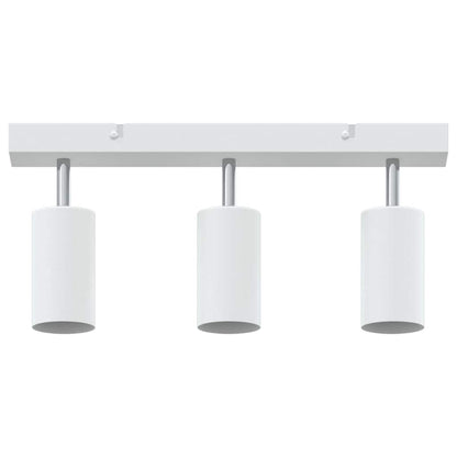 Ceiling Spotlight with Spotlights White 38 x 6 x 16 cm Metal