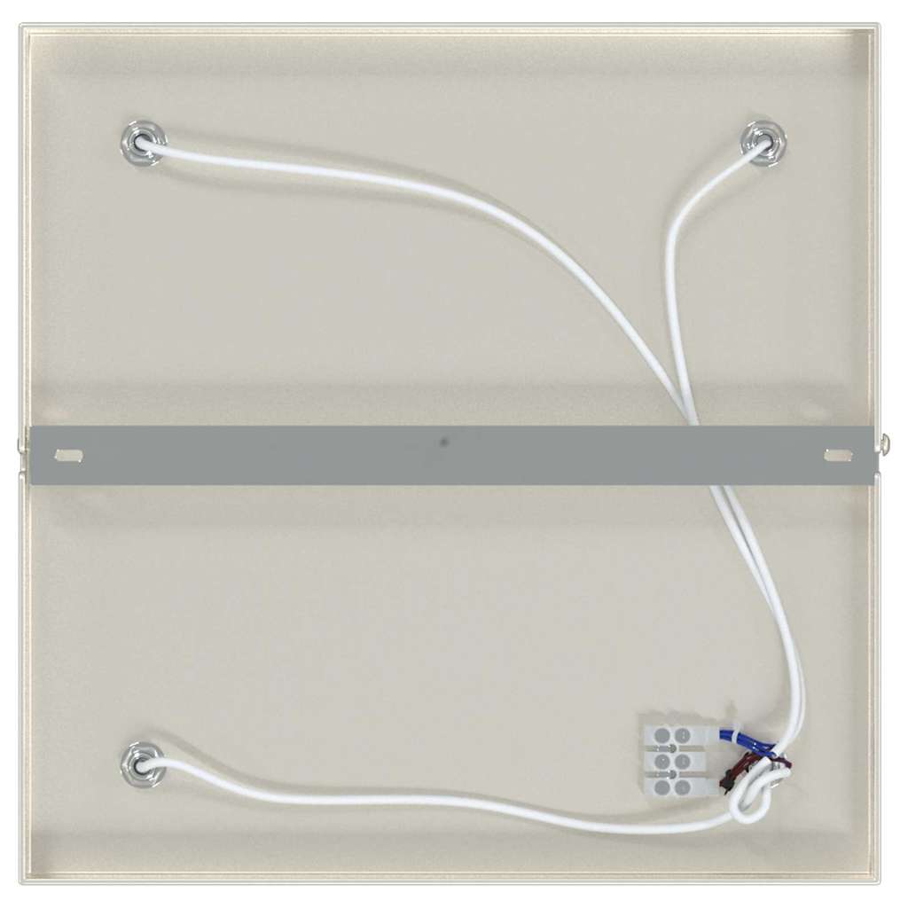 Ceiling Spotlight with Spotlights Nickel 26 x 26 x 16 cm Metal