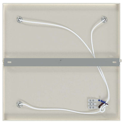 Ceiling Spotlight with Spotlights Nickel 26 x 26 x 16 cm Metal